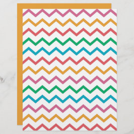 Papel Scrapbook Padrão Zig Zag Chevron