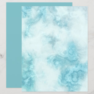 Papel Scrapbook para Artesanatos de Fundo Turquesa