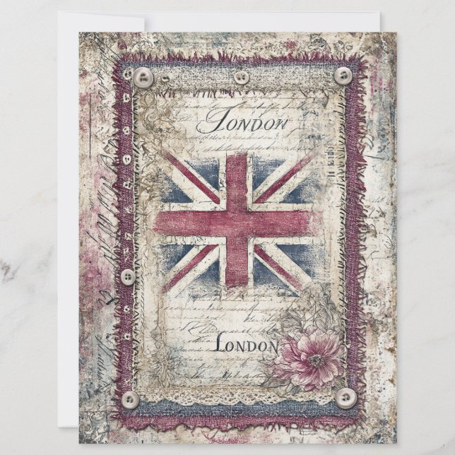 Papel Scrapbook para Decoupage em Londres (Frente)