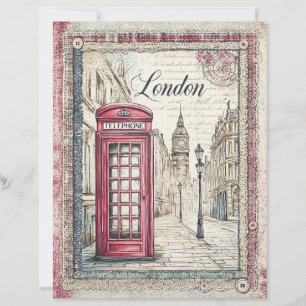 Papel Scrapbook para Decoupage em Londres