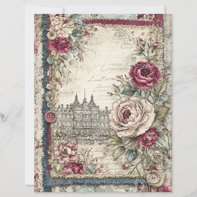 Papel Scrapbook para Decoupage em Londres (Frente)