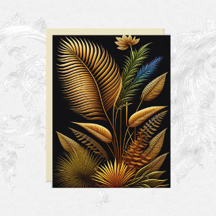 Papel Scrapbook para leitores Dourados tropical