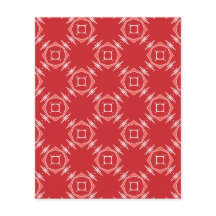 Papel Scrapbook Red Abstrato Pattern 28.0