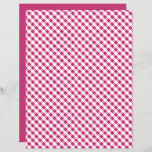 Papel Scrapbook Red Gingham