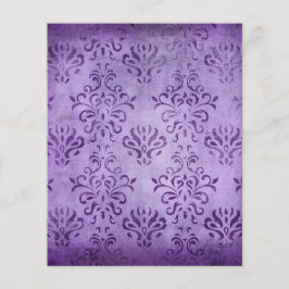 Papel Scrapbook Roxo e Lilac Envelhecido