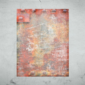 Papel Scrapbook Rusted Metal Halloween