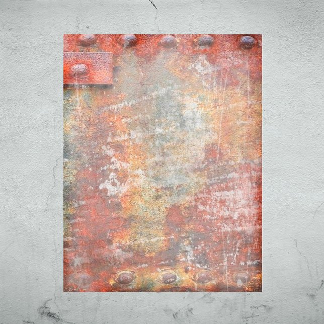 Papel Scrapbook Rusted Metal Halloween (Criador carregado)