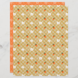 Papel Scrapbook Strawberry Gingham