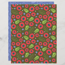Papel Scrapbook Tomato
