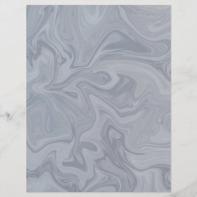 Papel Silver Marble Watercolor 8,5" X 11" (Frente)