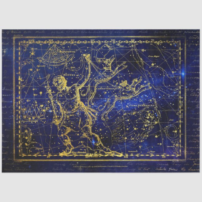 papel tecelular da constelação de botas (Frente )