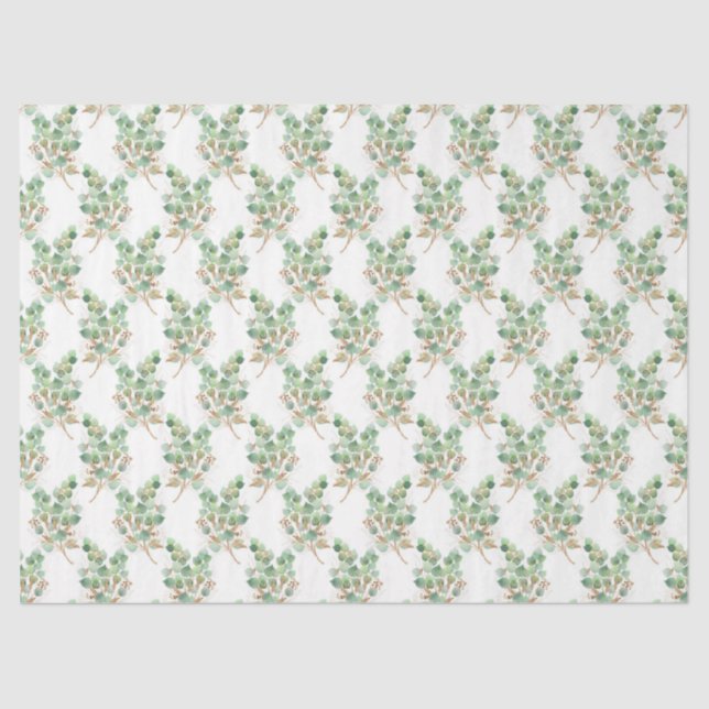 Papel Tecidificado da Série Eucalyptus Design 7 (Frente )