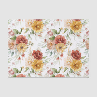 Papel Tecido (3) Gordo, Vermelho e Dourados