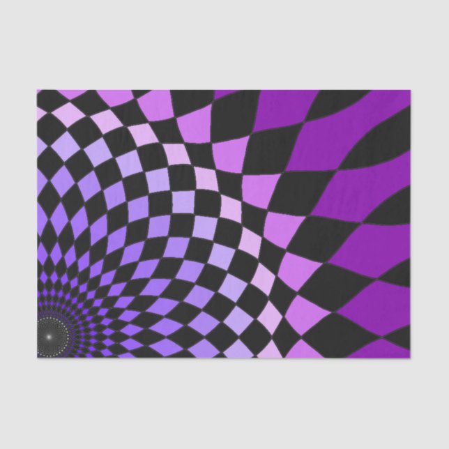 Papel Tecido 'Alice Floor' Roxo (Frente )
