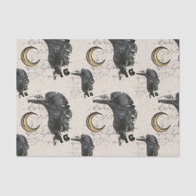 Papel Tecido Alquimia Raven (Frente )