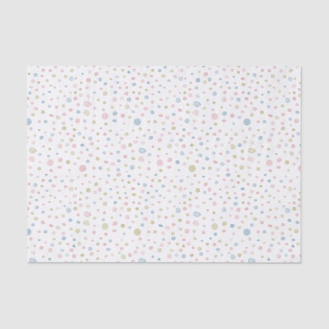 Papel Tecido Andie Confetti Watercolor Pontos (Frente )