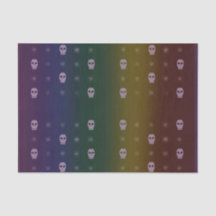 Papel Tecido Arco-Íris