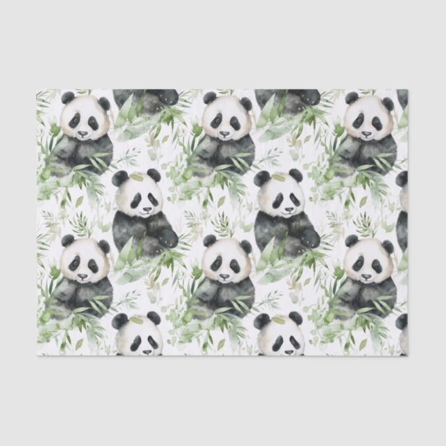 Papel Tecido Bamboo Panda (Frente )