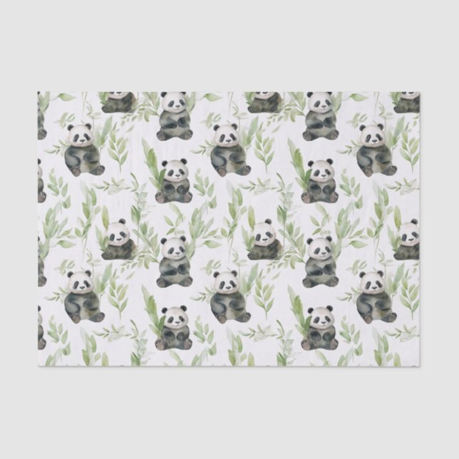 Papel Tecido Bamboo Panda (Frente )