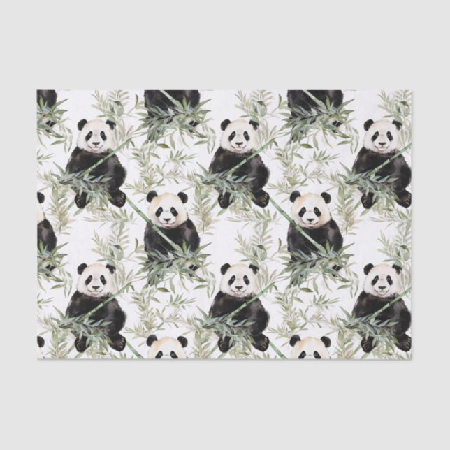 Papel Tecido Bamboo Panda (Frente )