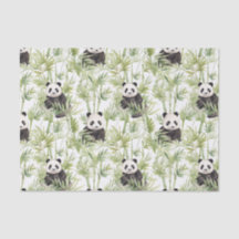 Papel Tecido Bamboo Panda