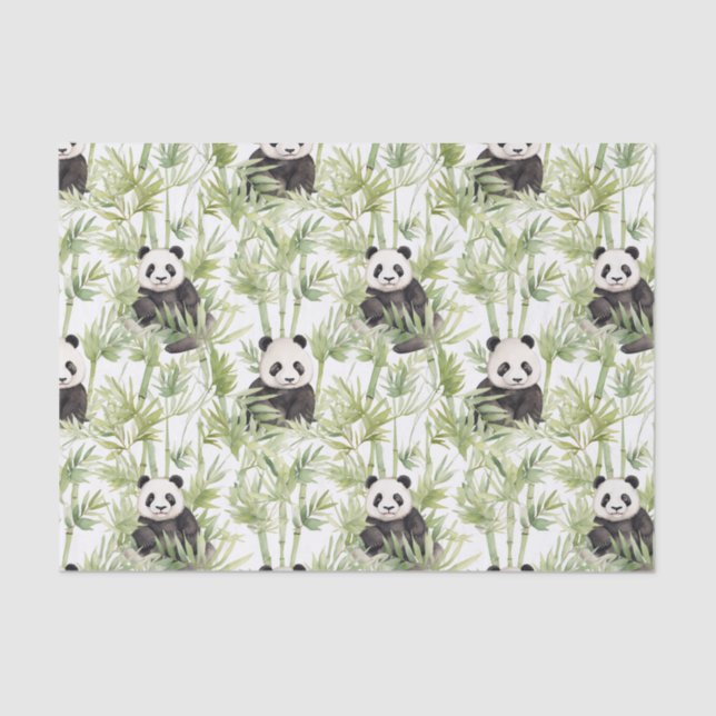 Papel Tecido Bamboo Panda (Frente )