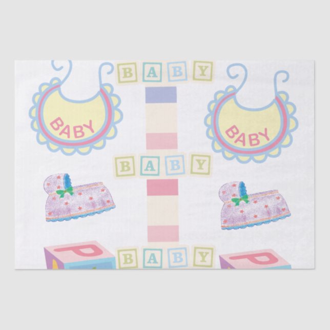 Papel Tecido Bebê (Frente )