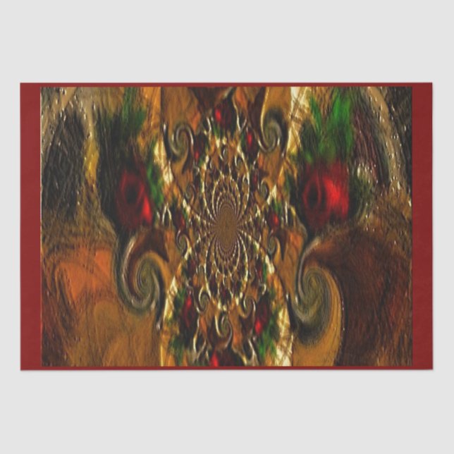 Papel Tecido "Catcher de Sol de Natal" (Frente )