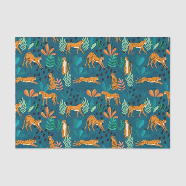 Papel Tecido Cheetah (Frente )