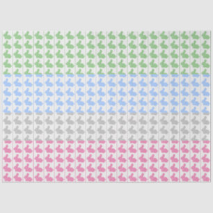 Papel Tecido Coelho da Páscoa Pastel