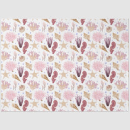 Papel Tecido da Série Vida Marinha Design 15