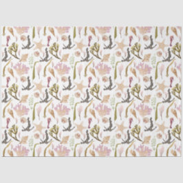 Papel Tecido da Série Vida Marinha Design 2