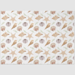 Papel Tecido da Série Vida Marinha Design 3