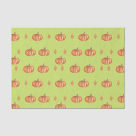 Papel Tecido de Abóbora de Queda de Halloween