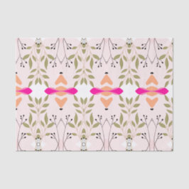 Papel Tecido de Beleza Botânica Elegante