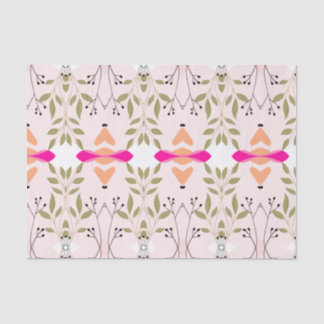 Papel Tecido de Beleza Botânica Elegante