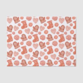 Papel Tecido de Biscoitos de Natal