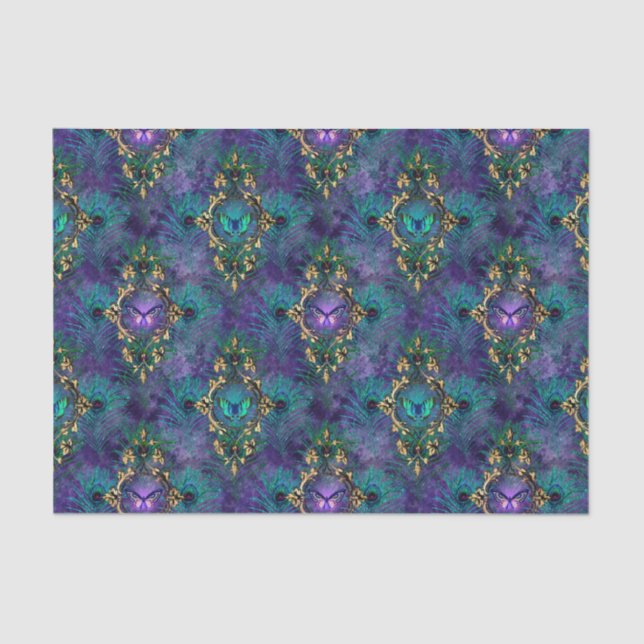 Papel Tecido de Decodificação das Borboletas de Pa (Frente )