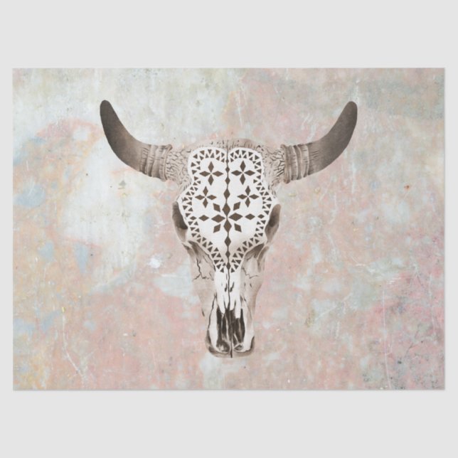 Papel Tecido de Decodificação de Vaca (Frente )