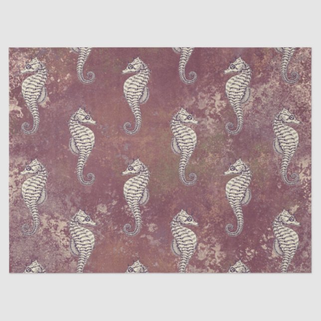 Papel Tecido de Decoupage Branca com Sea (Frente )