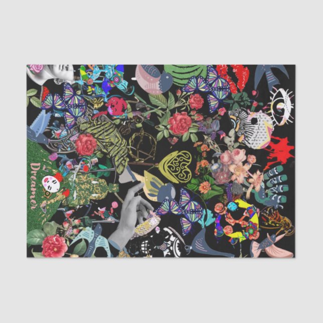 Papel Tecido de Decoupage de Copenhaga (Frente )