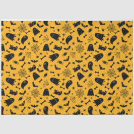 Papel Tecido de Decoupage do Dia das Bruxas Gótico