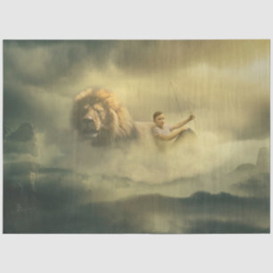 Papel Tecido de Decoupage do LeãoHeart