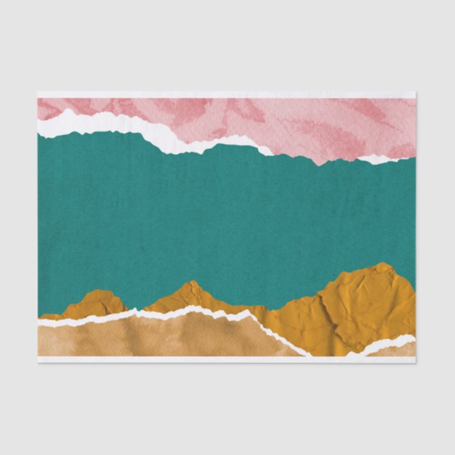 Papel Tecido de Decoupage Moderno, Abstrato de Tet (Frente )