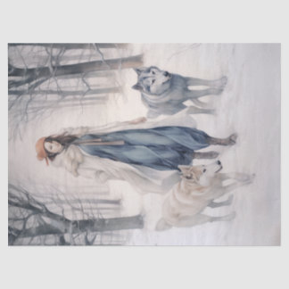 Papel Tecido de Decoupage - Sussurros do Selvagem 