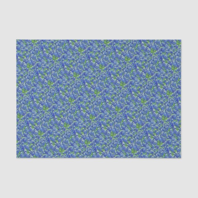 Papel Tecido de Flores Selvagens do Texas