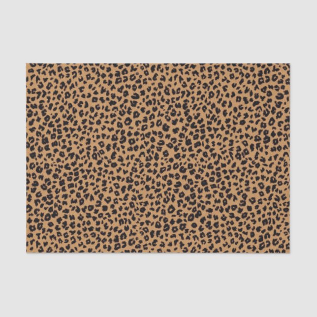 Papel Tecido de Impressão Leopardo (Frente )