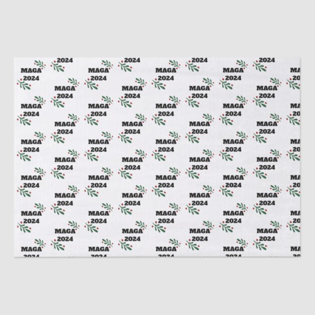 Papel Tecido de Natal MAGA (Frente )