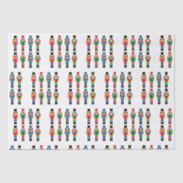 Papel Tecido de Padrão de Natal do Noz-Cracker