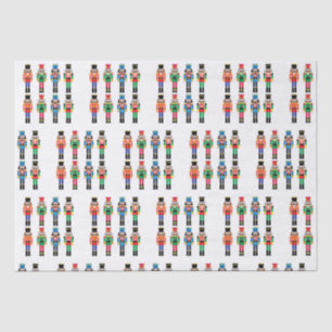 Papel Tecido de Padrão de Natal do Noz-Cracker